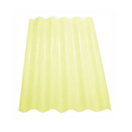Chapa Import.ondulado 0,90 x Pies- Amarillo CENTER PLAST