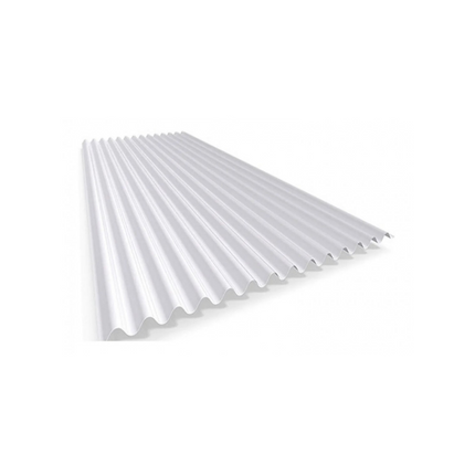 Chapa Ondulado de 1,10m x pies Blanco Reforzado