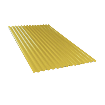 Chapa Reforzado 1,10 x Pies- Amarillo