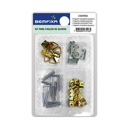 Kit fijacion de cuadros BEMFIXA