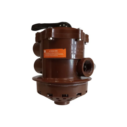 Multivalvula de 6 vias 1 1/2" marron - VULCANO