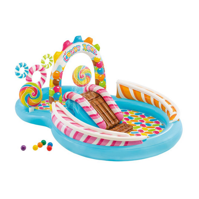 Centro de juegos inflable p/ niños candy INTEX