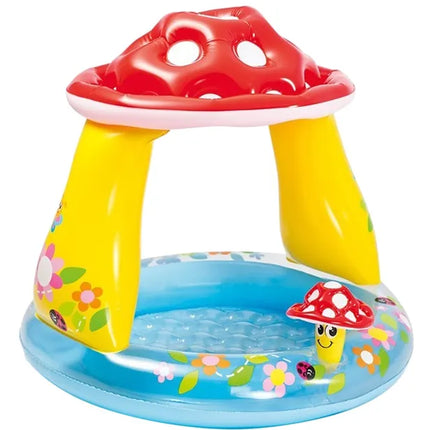 Piscina infantil c/techito Setas INTEX