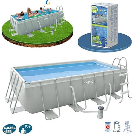 Piscina c/estruct. de 4x2x1mts 6.836 Lts INTEX