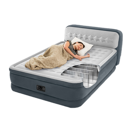 Colchon inflable con cabecera ultra plush INTEX