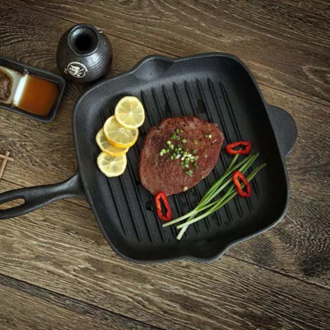 Sarten Rectangular Grill Precurada 25x25 VICTORIA