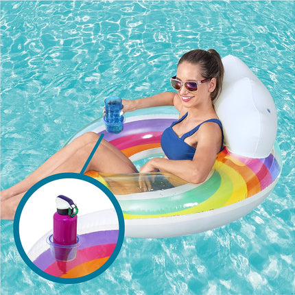 Flotador redondo arcoiris BESTWAY