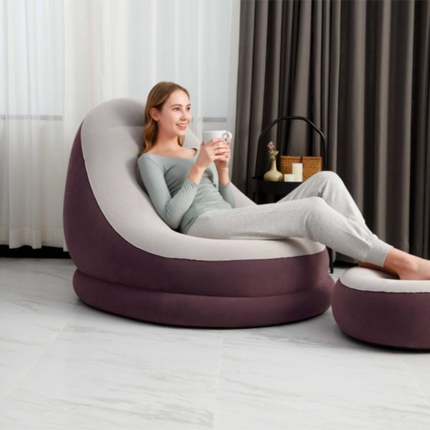 Sillon inflable con posa pie ConfortCrusier