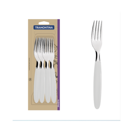 Tenedor Ipanema Blanco x12 TRAMONTINA