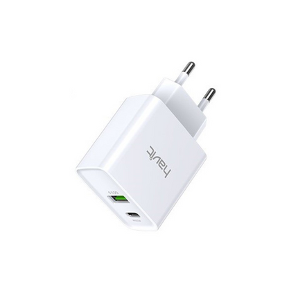Adaptador rápido 2 puert. (Usb-tipo C) Havit