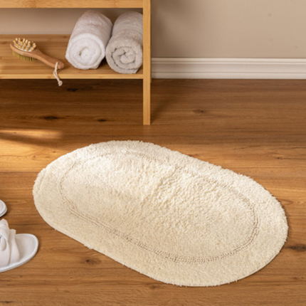 Alfombras de algodon flip 50x 80cm BLANCO KAPAZI
