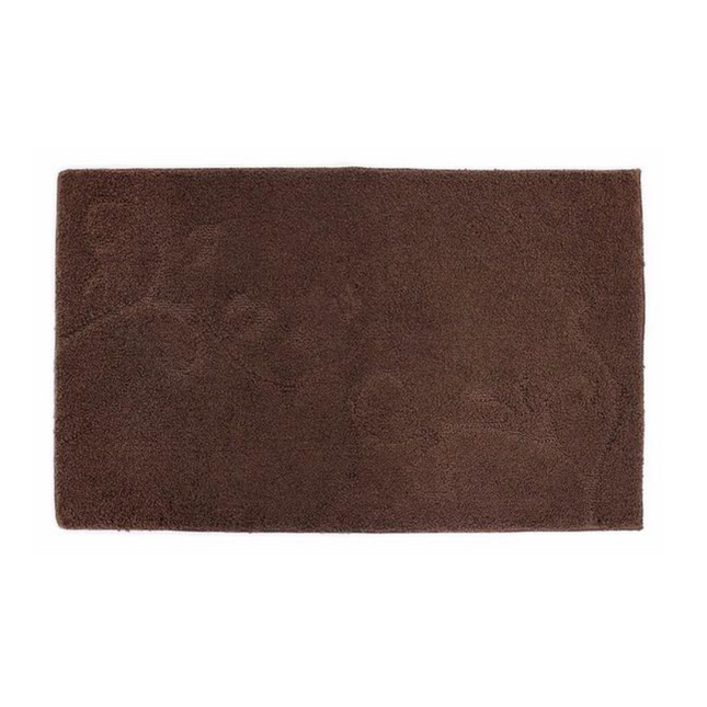 Alfombra microfibra 50cmx120cm MARRON OSCURO KAPAZI