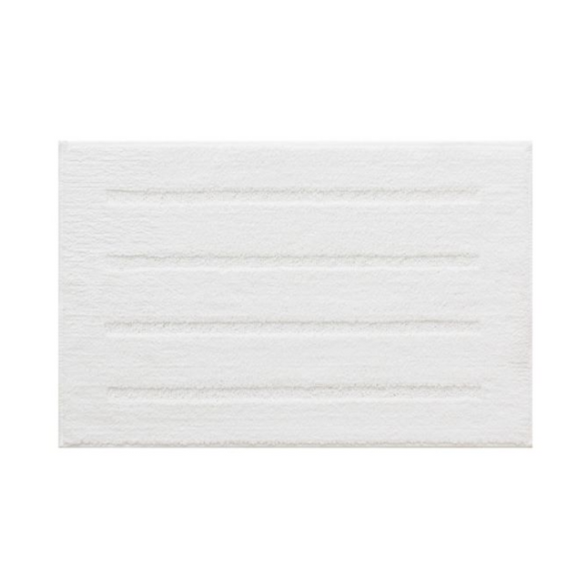 Alfombra microfibra onix 45x70 BLANCO KAPAZI