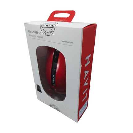 Mouse Wireless (Rojo) 1600DPI 2.4 HAVIT