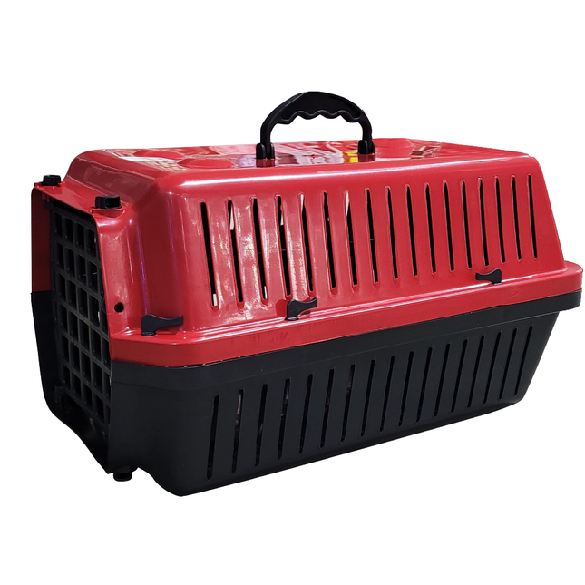 Caja de Transporte para mascotas N2 Rojo PARIS