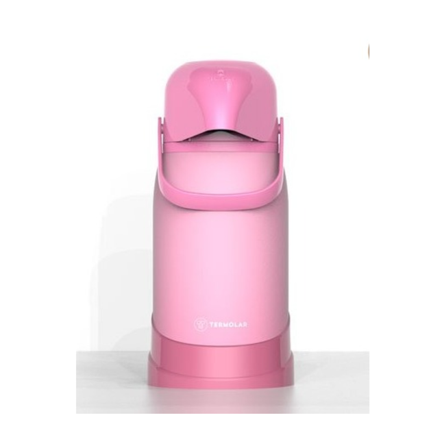 Termo Acero Inox a Bomba Rosa 1.2LTERMOLAR
