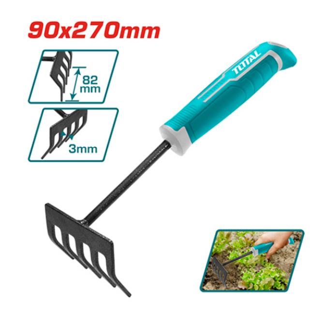 Rastrillo de jardín 270MM - TOTAL
