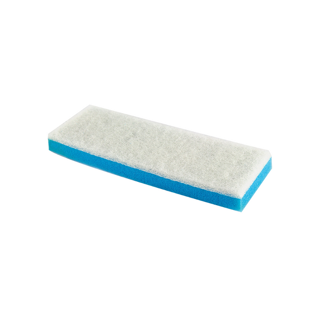Esponja Limpia Vidrio 90X245 Blanca/Azul British