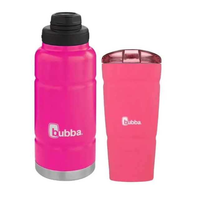 Pack vaso + termo Trailblazer rosa/co BUBBA