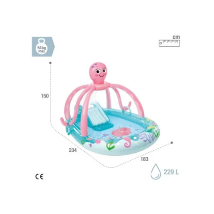 Parque acuático inflable/Pulpo INTEX
