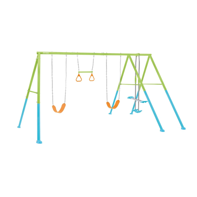 Columpio con balancín y trapecio para 5 niños INTEX