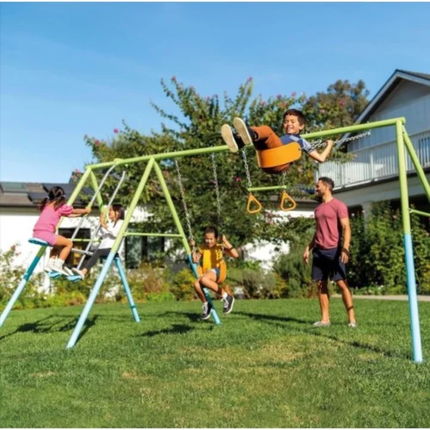 Columpio con balancín y trapecio para 5 niños INTEX