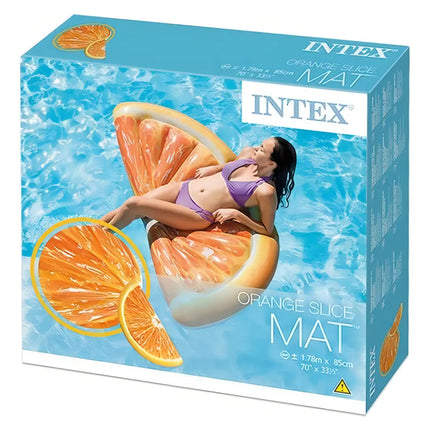 Salvavidas forma naranja INTEX