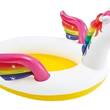 Piscina inflable p/ niños unicornio mistico INTEX