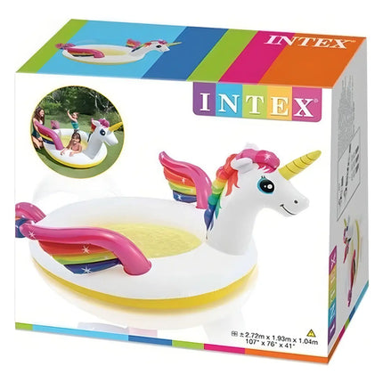 Piscina inflable p/ niños unicornio mistico INTEX