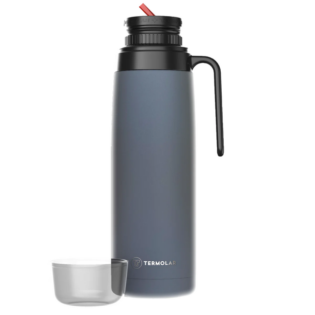 Termo Acero Inox Liso Gris 1lts TERMOLAR