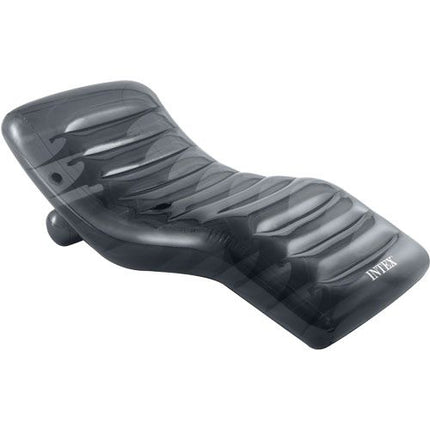 Flotador tipo reposera gris INTEX