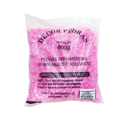 Piedras Deco 800g Fucsia DECOR PEDRAS