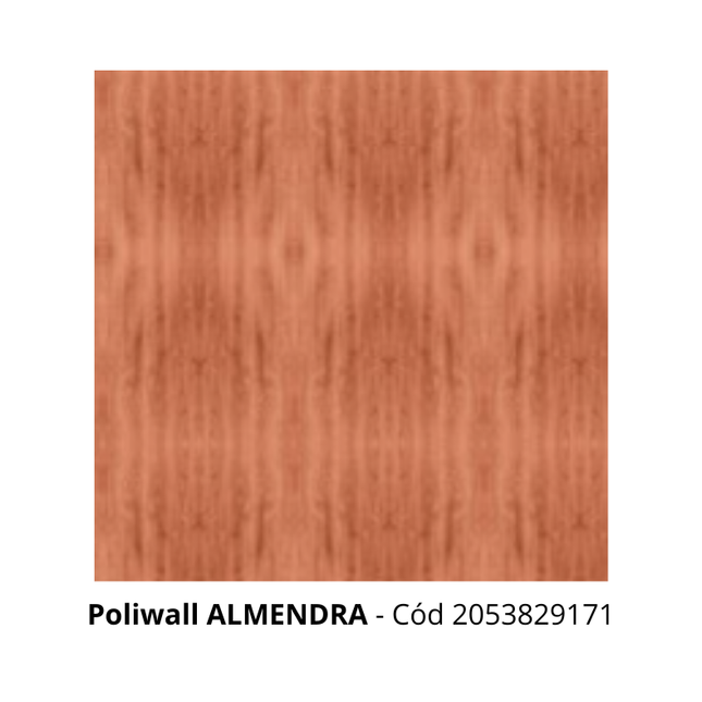 Revestimiento Poliwall madera ALMENDRA 250MMX2,80M PLASTILIT