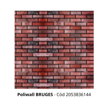 Revestimiento Poliwall BRUGES 250MMX1,40MM PLASTILIT