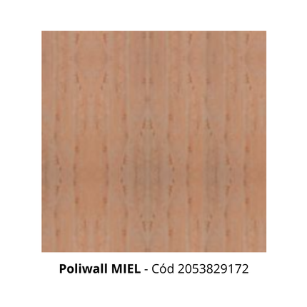 Revestimiento Poliwall MIEL 250MMX1,40M PLASTILIT