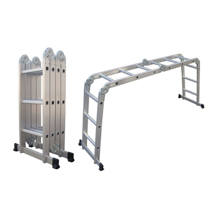 Escalera Multifuncion 4 x 4 Aluminio FASCY