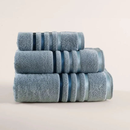 Toalla p/rostro Lum 48x80 Azul Ser KARSTEN