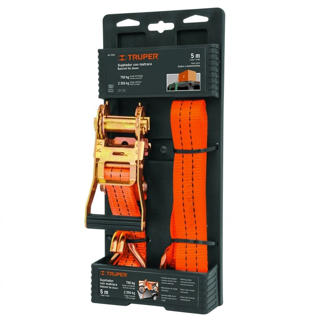 Cinta c/ matraca 2.250kg x 5m TRUPER
