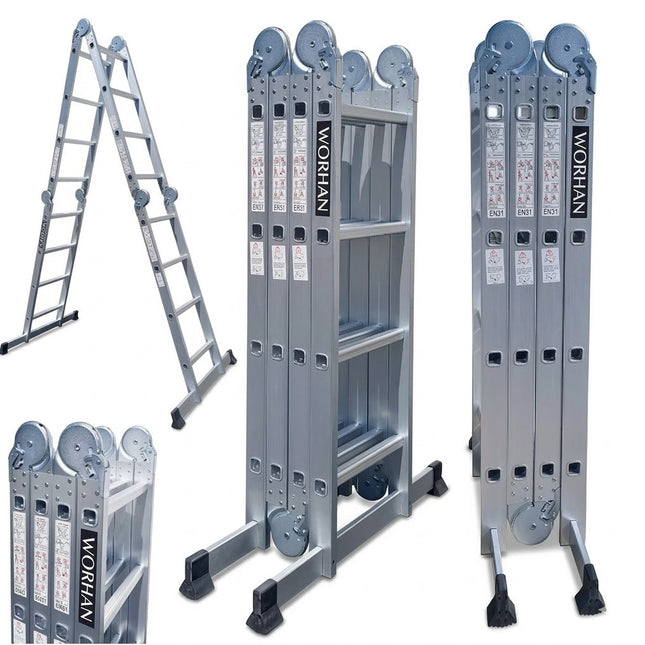 Escalera Articulada de aluminio 4x4 Botafogo