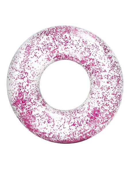 Salvavidas redondo purpurina 119cm  INTEX