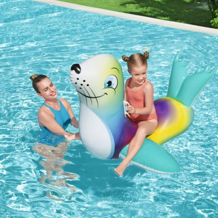 Flotador foca inflable p/montar BESTWAY