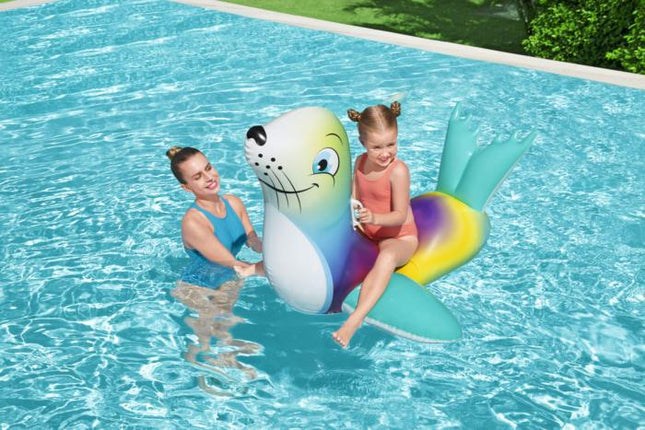Flotador foca inflable p/montar BESTWAY