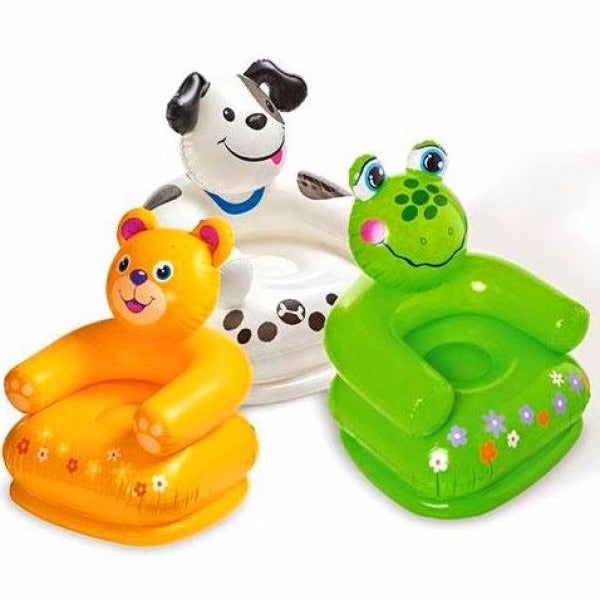 Sillon inflable animales 65 x 64 x 74 cm INTEX
