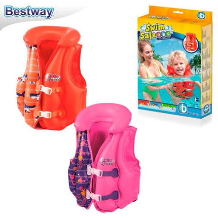 Chaleco salvavidas p/ niños deluxe infl. BESTWAY