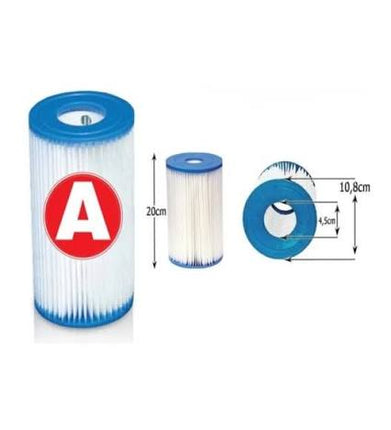 CARTUCHO PARA FILTRO TIPO A INTEX