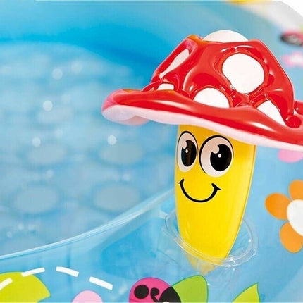 Piscina infantil c/techito Setas INTEX