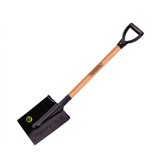 Pala Recta Empu. Plastica Mango Mad. 71cm TRAMONTINA