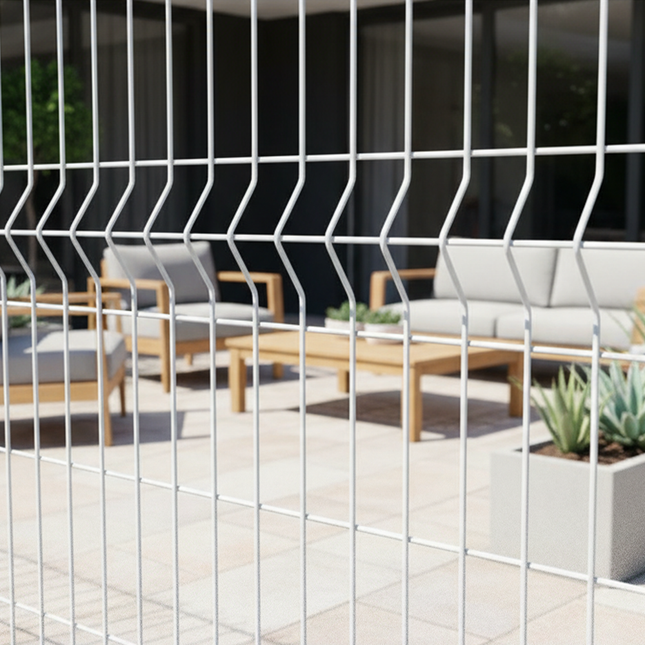 Panel de cerca 100mmx50mmx2.03m blanco FIVE STAR