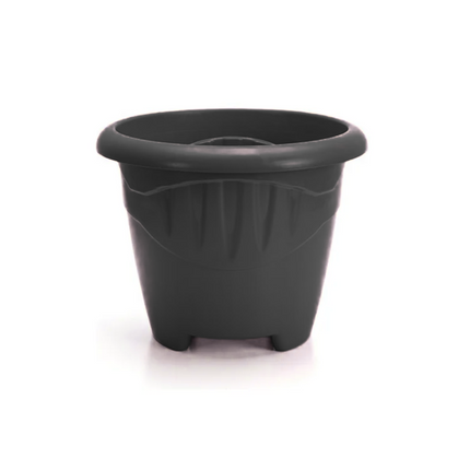 Maceta Redonda PP 650 ml Negro PARIS