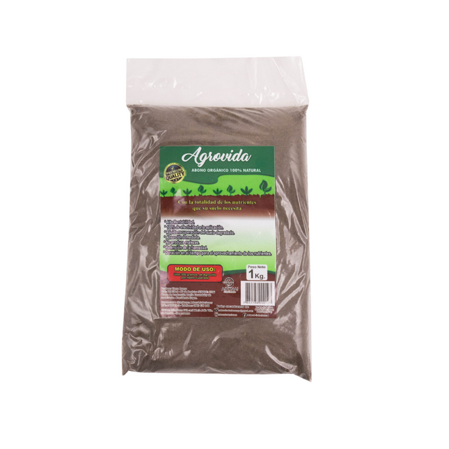 Abono Organico 1 kg AGROVIDA